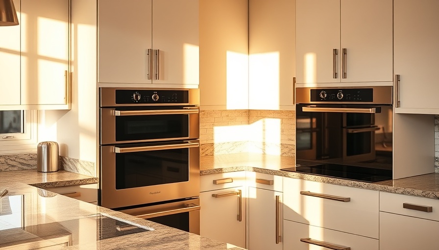 Modern kitchen setup showcasing appliances and surfaces.