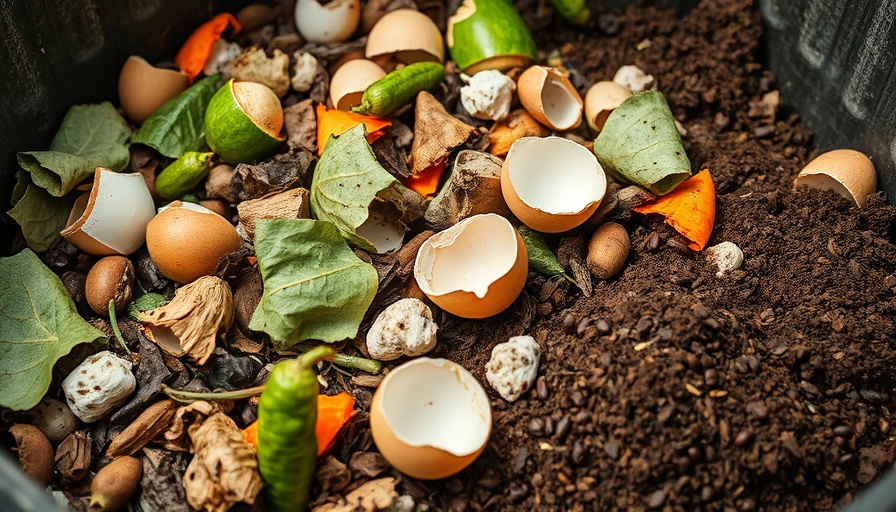 Organic waste in compost bin illustrating the importance of composting.