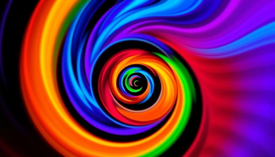 Colorful abstract spirals with 'Resurrection Song' text