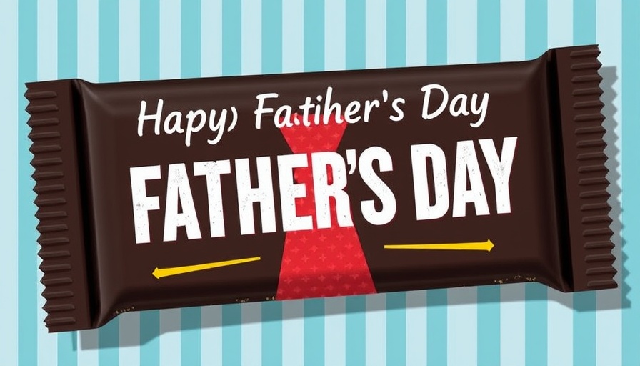 Father’s Day Candy Bar Greeting Card