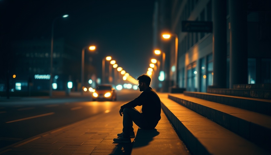 Contemplative silhouette pondering on God's ways at night.