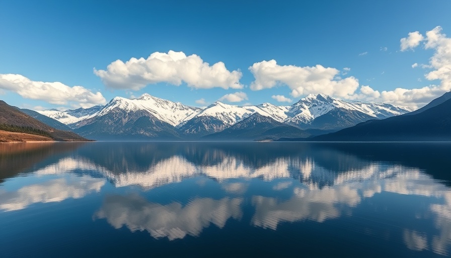 Wonderful Grace of Jesus serene mountain scene with reflection.