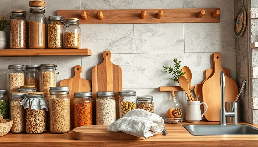 Zero-waste kitchen guide with sustainable storage solutions.
