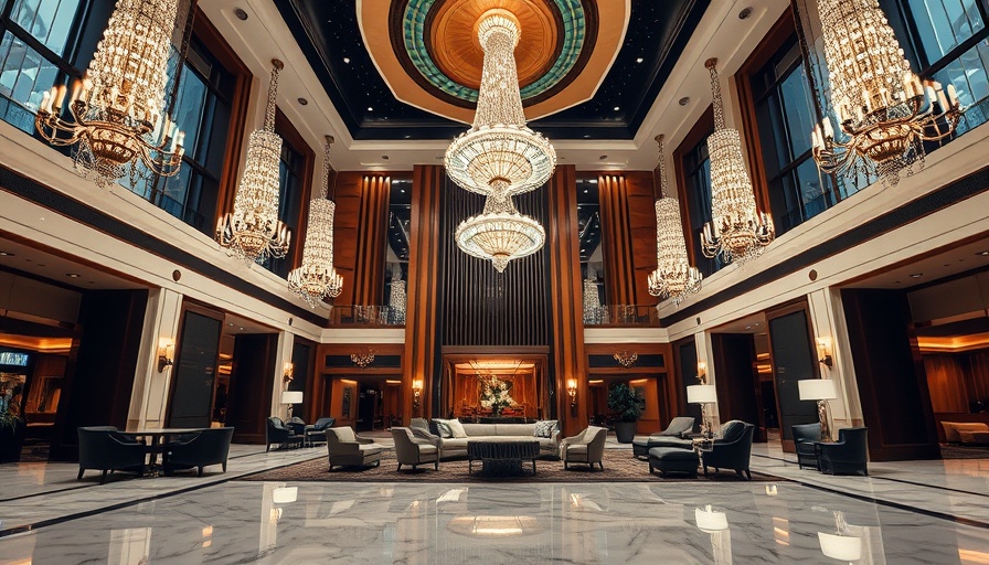 Centurion revitalization at Mandarin Oriental The Harland luxury lobby.