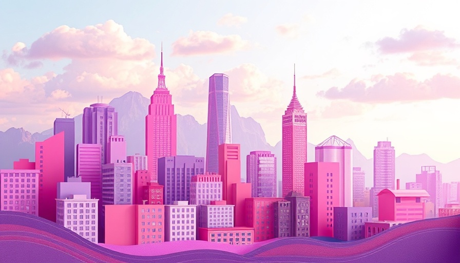 Senate Big Beautiful Bill impact on Commercial Real Estate illustrated by abstract cityscape