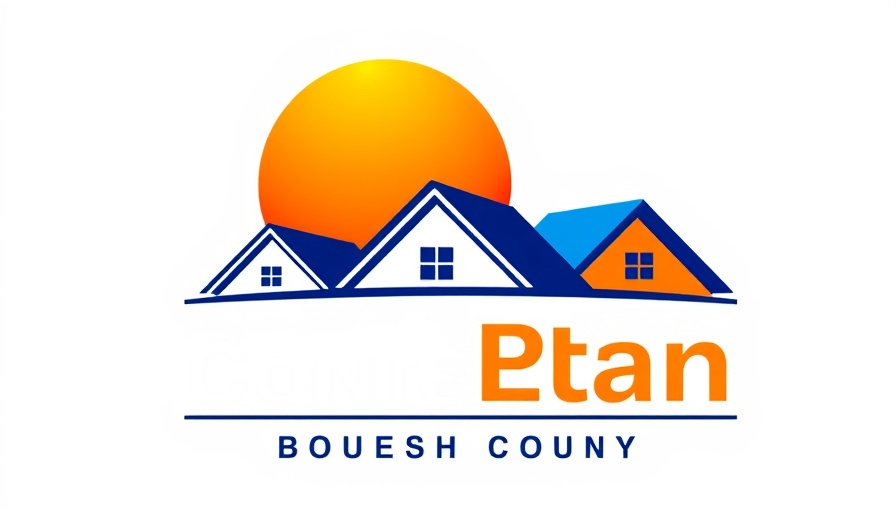 Logo of California Family Homebuyers with houses in a sunset.