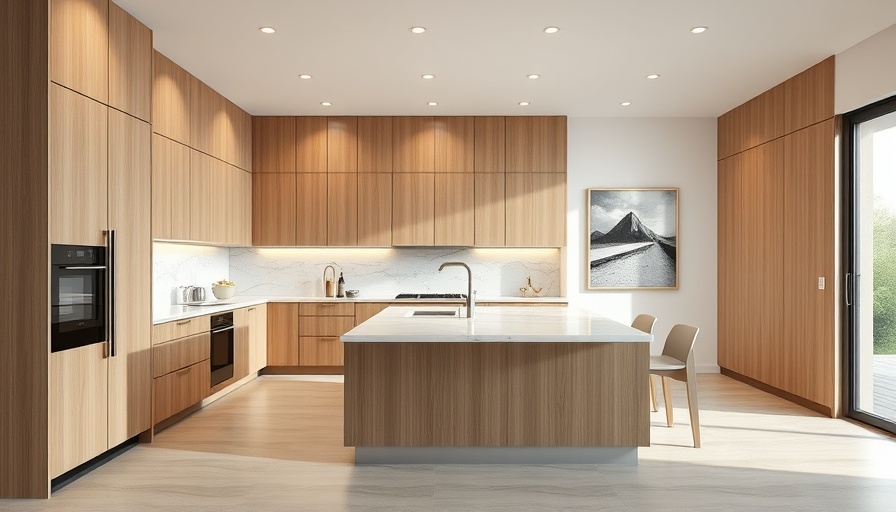 Artisan craftsmanship in Australia new builds kitchen with wood and marble design.