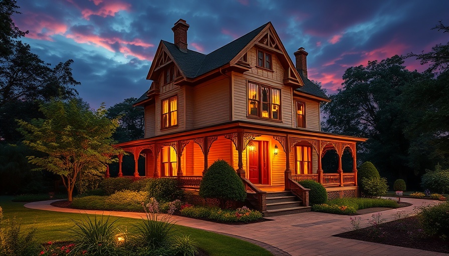 Victorian house in Geelong at dusk reflecting real estate market trends