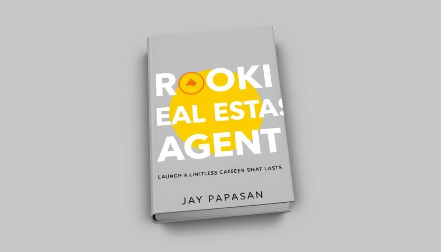Sleek book cover of Rookie Real Estate Agent by Jay Papasan.