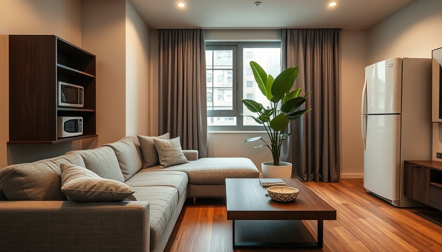Modern Japanese apartment interior perfect for rental investment