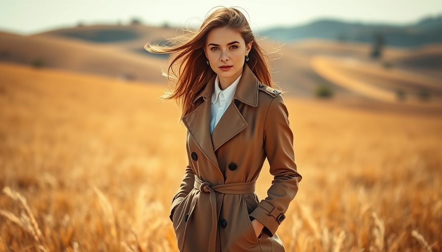 Confident young woman in a field, wearing a brown coat, Instagram Ads Cost branding.