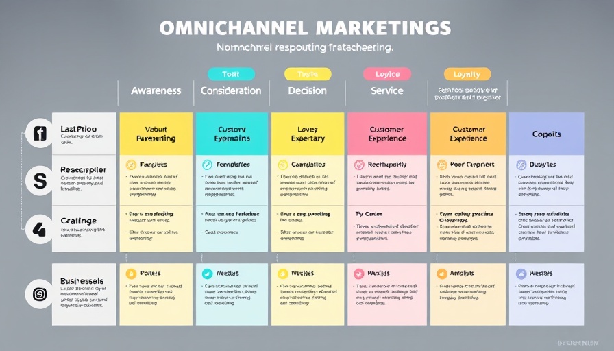 Omnichannel marketing strategies chart in commercial real estate.