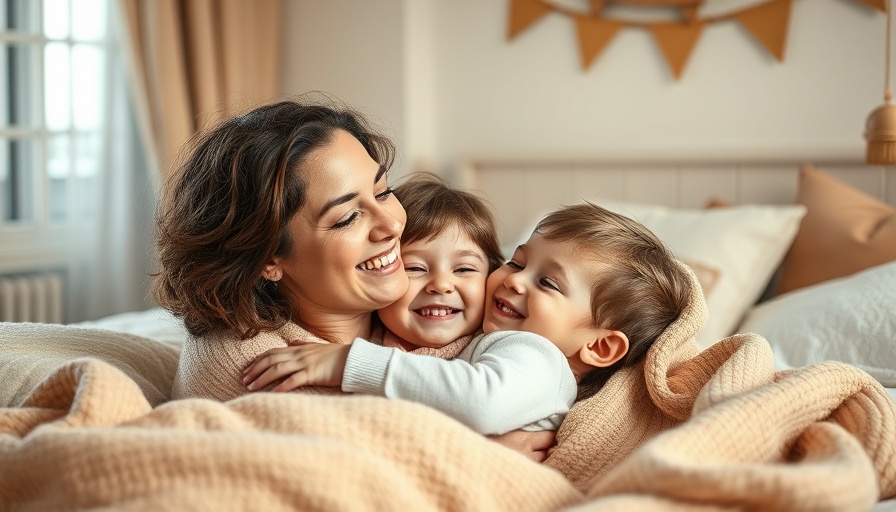 Joy of Home Campaign - Mother and child enjoying a warm, cozy moment.