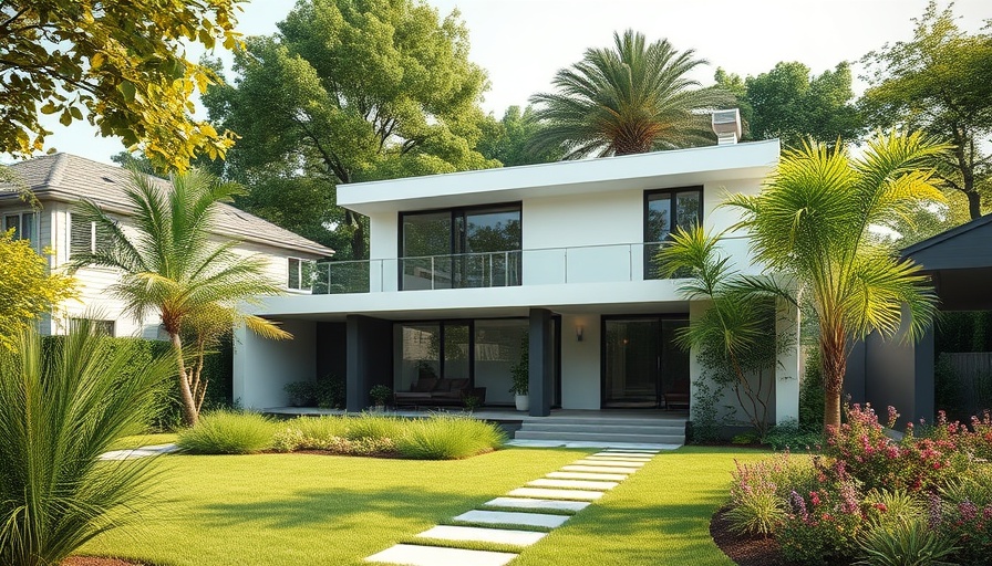 Modern house for managing your own investment property.