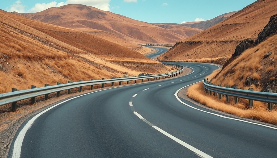 Curving mountain road highlighting housing societies access rules