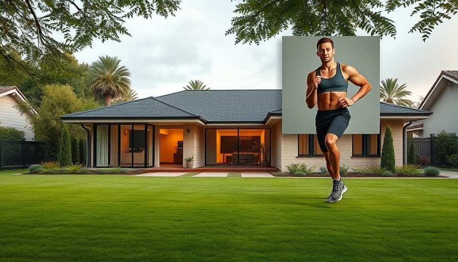 Cameron Munster property investment with a modern house and athlete inset.