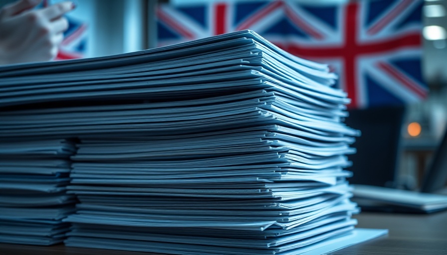 UK Aesthetics Industry Regulation documents and UK flag.