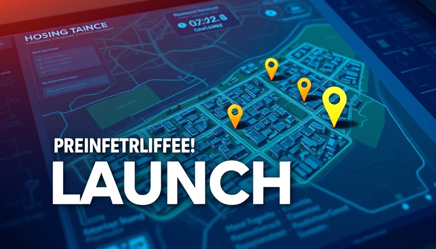 DHA Gandhara launch promotional map with bold text