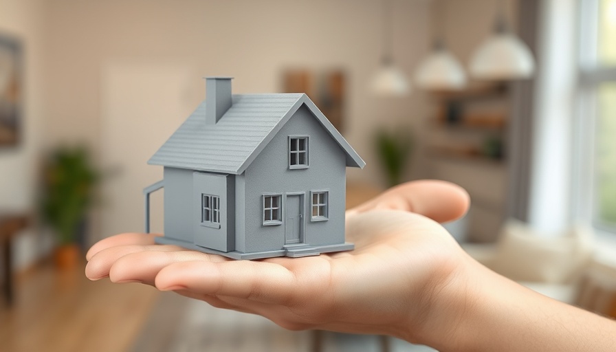 Small gray house model in a hand, concept for Get a Mortgage Without 2 Years of Work History