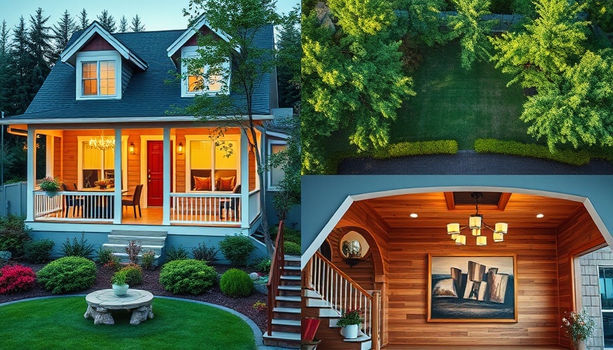 Collage of suburban house highlighting commercial real estate opportunities.