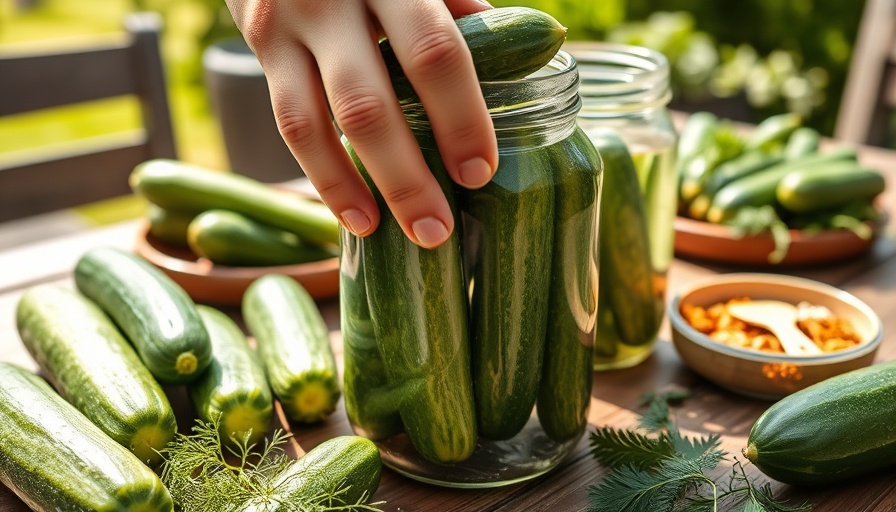 August DIY Home Projects: Pickling cucumbers at home.