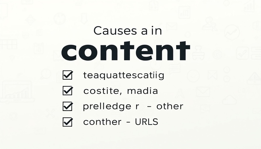 Infographic showing causes of content decay in commercial real estate.