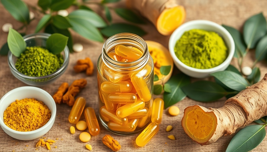 Kiolopobgofit supplement benefits shown with capsules and herbs.