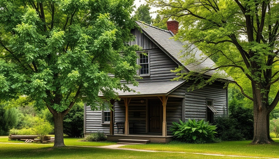 Sell My House for Cash in Granite Bay: Aged wooden house with porch and green surroundings.
