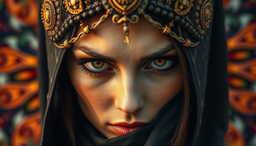 Understanding Choice Theft in Relationships: Mysterious woman with intense gaze.