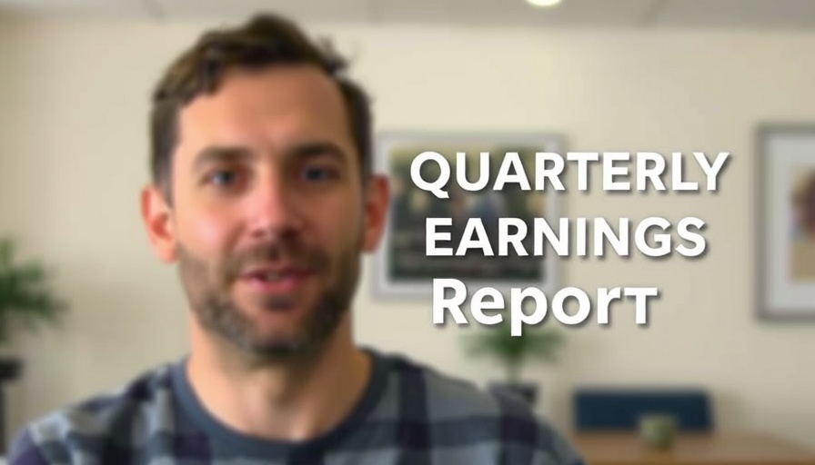 Quarterly earnings report blurred image related to Offerpad revenue decline.