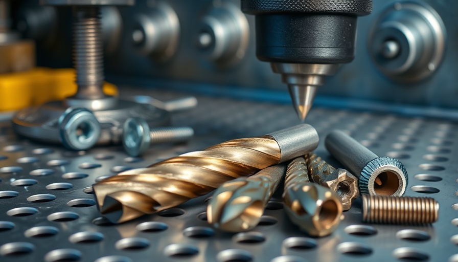 Drill bits and drill on metal surface for best drill bits in 2025.