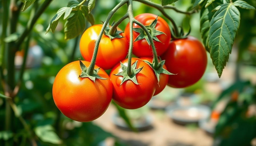 Ripe tomatoes supported by the best tomato cages.