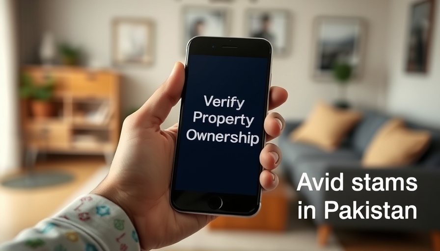Verify plot files to avoid property scams in Pakistan with modern home background.