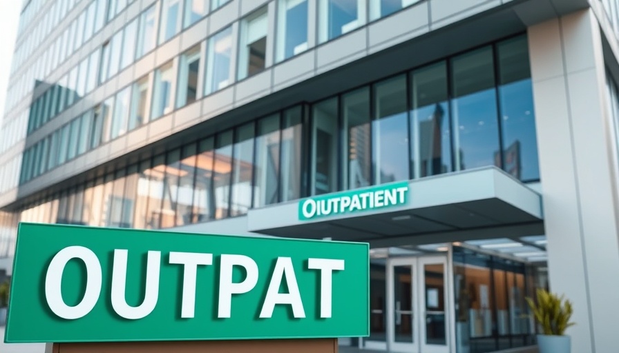 Modern outpatient healthcare facility, rise of outpatient healthcare