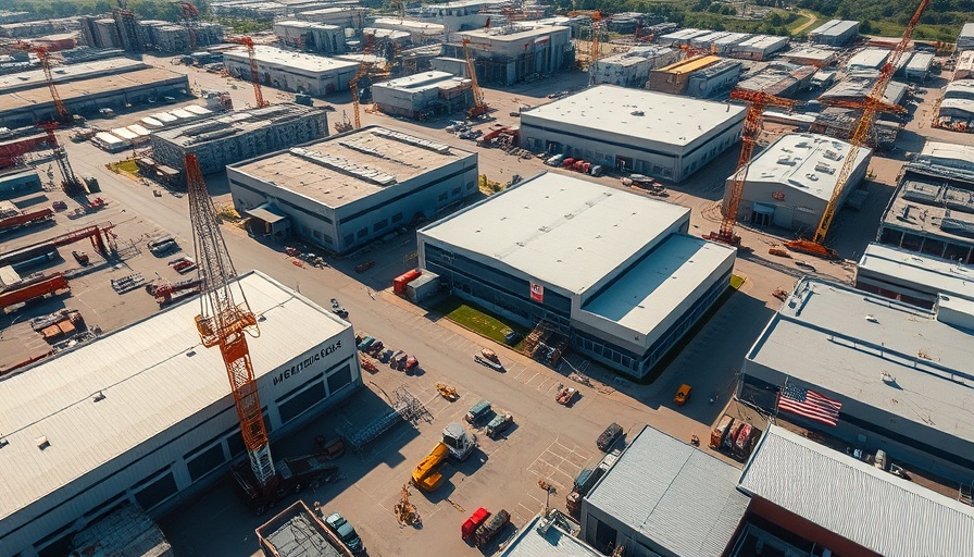 Holder Properties funding Atlanta industrial development site view.