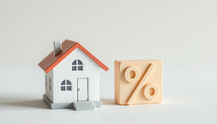 Best mortgage rates in Canada concept with house and rate symbols.