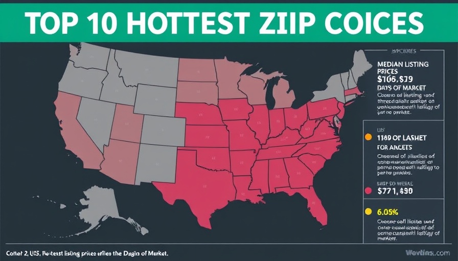 Map showing domestic migration trends in New England with top hot ZIP codes.