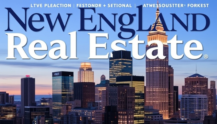 Cover of New England Real Estate Journal with cityscape, Impact of Legislative Changes on NH Real Estate.