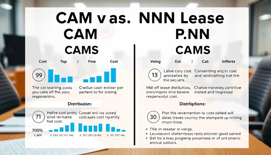 Infographic showing difference between CAM and NNN leases.