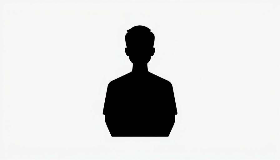 Blank male silhouette icon, monochrome, minimalistic design.