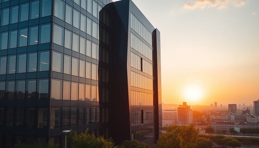 Modern office building for San Francisco office market investment sales.