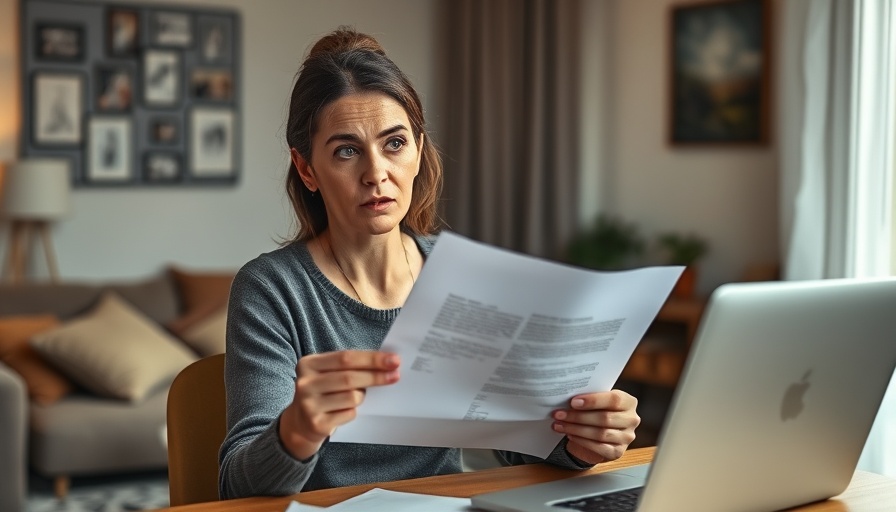Concerned woman questioning, 'Why does my mortgage keep going up?'
