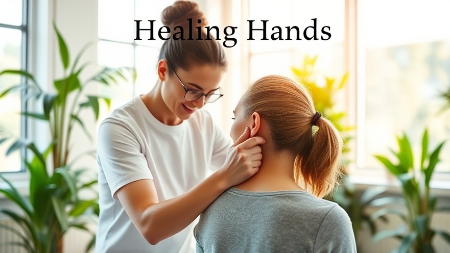 Chiropractor provides back pain relief in a serene, sunlit clinic.