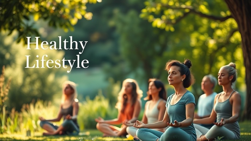 Diverse individuals practicing mindfulness in nature, promoting wellness and health disparities.