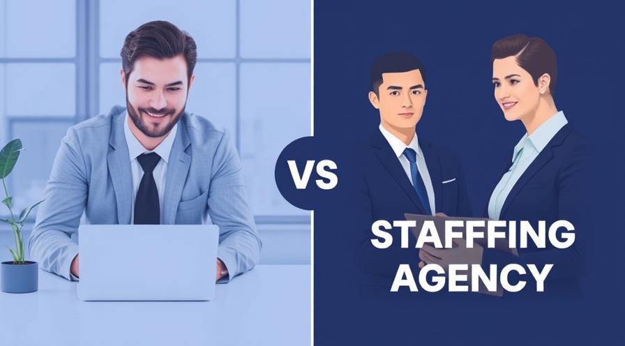 Comparing a recruiting firm and staffing agency for hiring solutions.