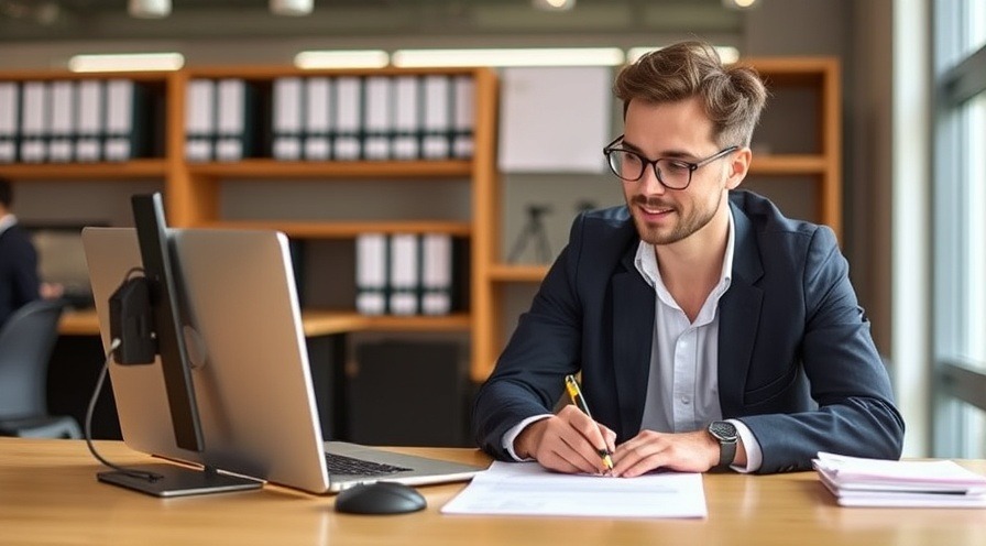 Job candidate submitting a resume for job application consideration.