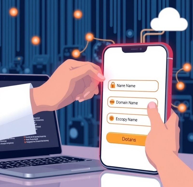 Secure domain name transfer process with professional guidance