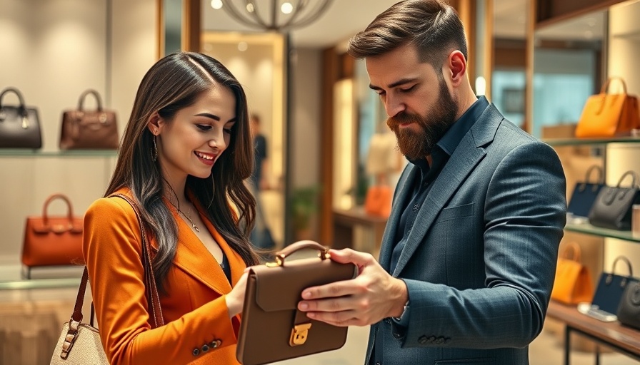 Luxury fashion shopping scene for Measuring PPC Performance.