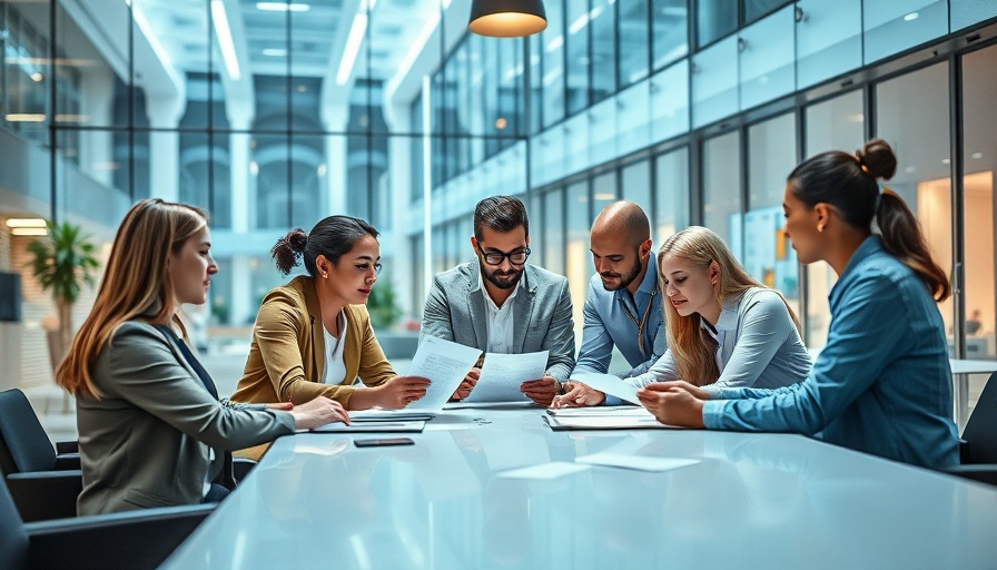In-demand skills 2025: Professionals collaborating in modern office.