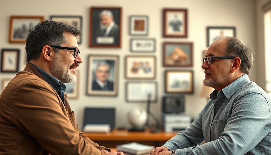 Three men in a virtual meeting discussing converged network architecture.